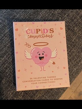 Pulsar Cupid's Connections Pink and Gold Conversation Cards